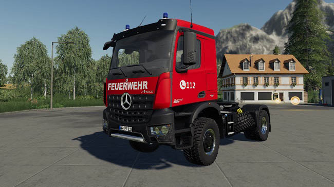 Мод Mercedes-Benz Arocs Agrar v1.0.0.0 для FS19 (1.6.x)