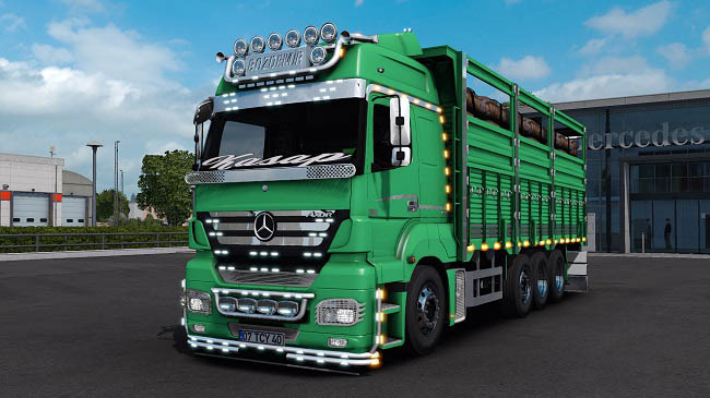 Мод Mercedes Axor 3240 Kaan Bozdemir v1.0 для ETS 2 (1.38.x)