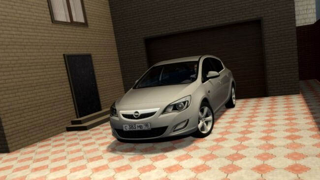 Мод Opel Astra 2010 для City Car Driving (1.5.9.2)