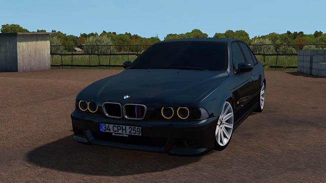 Мод BMW 520i E39 v1.0 для ETS 2 и ATS (1.38.x)