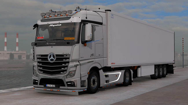 Мод Mercedes Actros MP4 VIP Custom для ETS 2 (1.38.x)