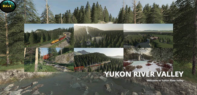 Карта Yukon River Valley v2.4.0.0 для FS19 (1.7.x)