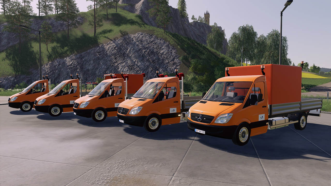 Мод Mercedes-Benz Sprinter Pack v1.0.0.0 для FS19 (1.6.x) » Моды для игр  про автомобили от GTMods.ru