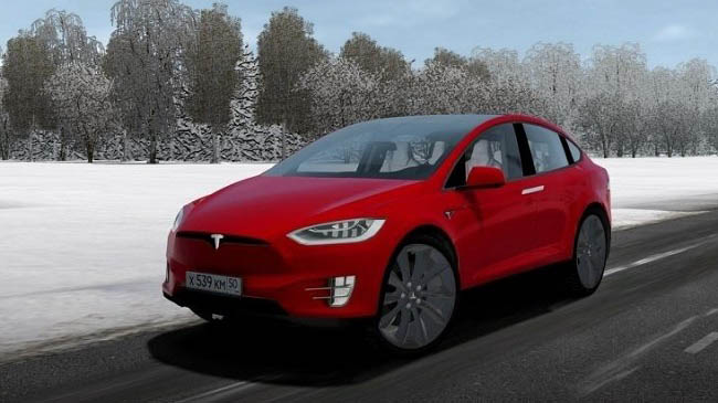 Мод 2017 Tesla Model X для City Car Driving (1.5.9.2)
