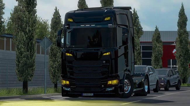 Мод Yellow Light Trucks v1.2 для Euro Truck Simulator 2 (1.43.x)