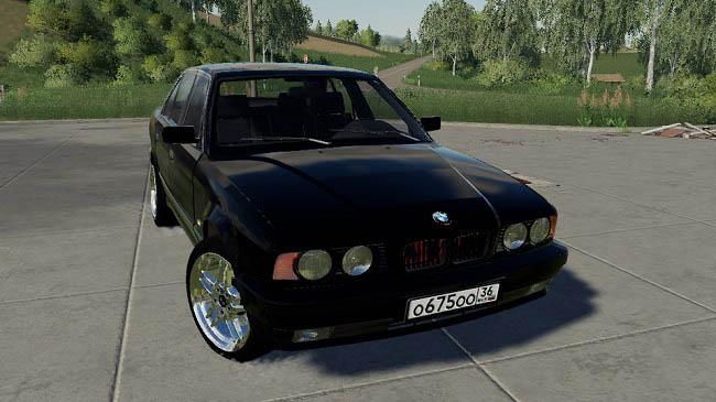 Мод BMW 525i E34 v2.0.0.0 для FS19 (1.6.x)
