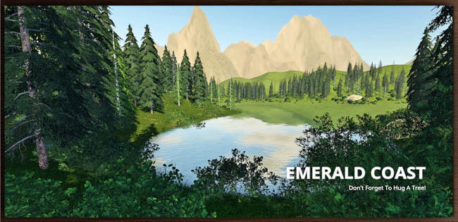 Карта Emerald Coast Logging v1.0 для FS19 (1.6.x)