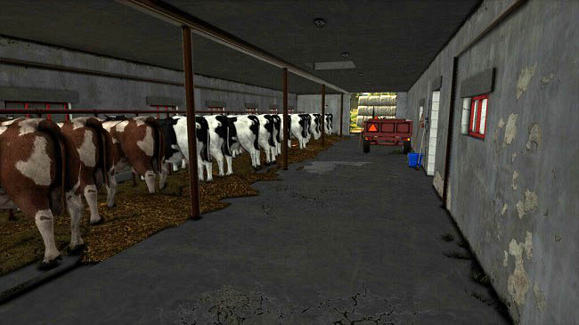 Мод Farm Building With Cows v1.0.0.0 для FS19 (1.7.x)