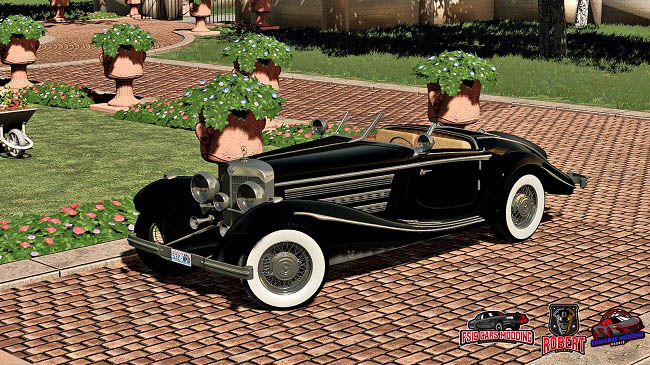 Мод 1936 Mercedes Benz 540k v1.1.0.0 для FS19 (1.7.x)