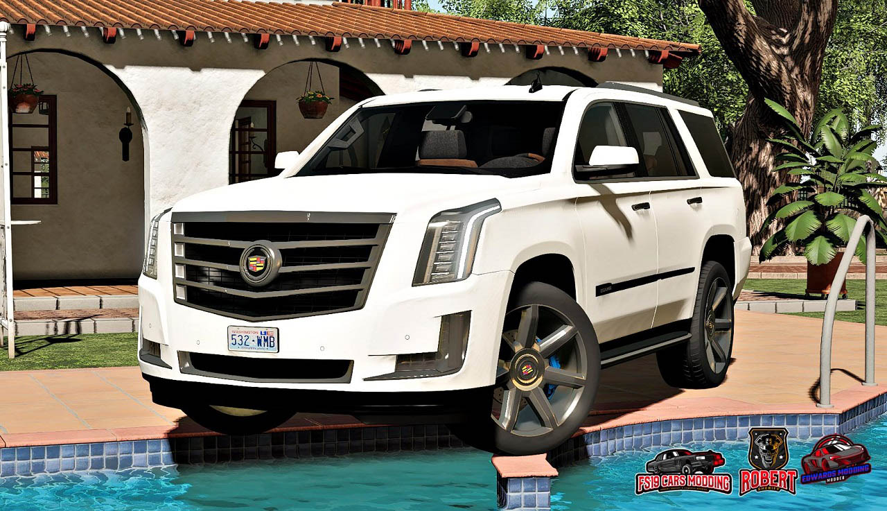 Мод Cadillac Escalade ESV Platinum v1.0.0.0 для FS19 (1.7.x) » Моды для игр  про автомобили от GTMods.ru