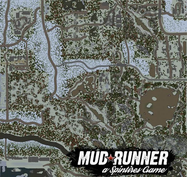 Карта "Полюс холода" для Spintires: MudRunner