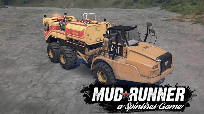 Мод Cat 745c для Spintires: MudRunner