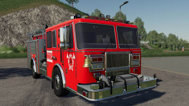 Мод Seagraves Fire engine v1.0.0.0 для FS19 (1.7.x)