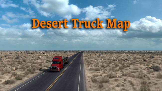 Карта Desert Truck Map v1.0 для ATS (1.39.x)