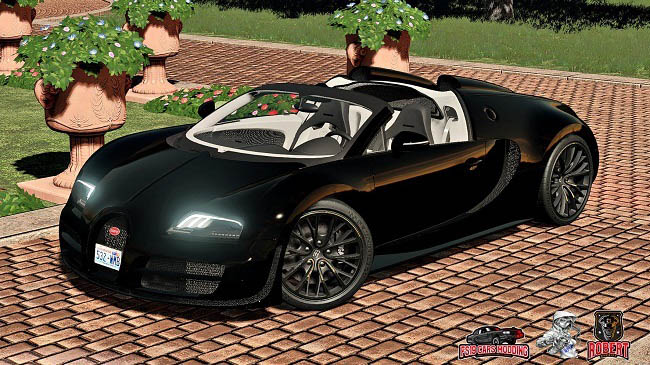 Мод Bugatti Veyron Grand Sport Vitesse v1.0.0.0 для FS19 (1.7.x)