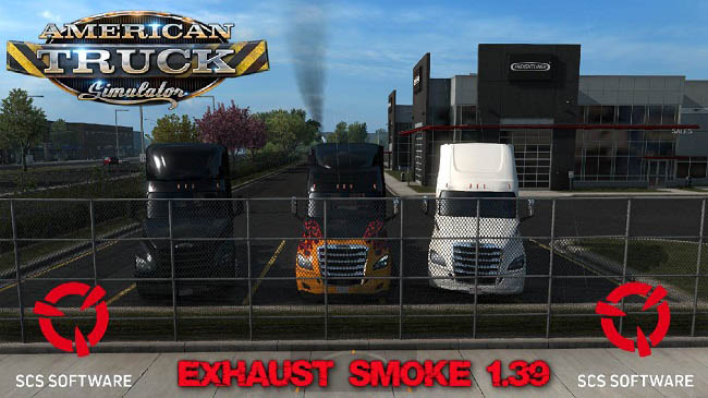 Мод Exhaust Smoke для ATS (1.39.x)