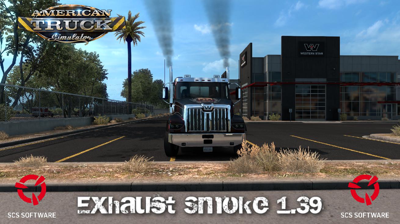 Мод Exhaust Smoke для ATS (1.39.x) » Моды для игр про автомобили от  GTMods.ru