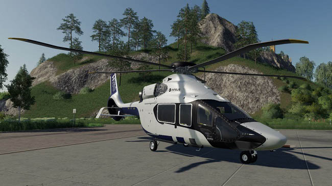 Мод Airbus Helicopter H160 v0.0.0.1 для Farming Simulator 19 (1.7.x)