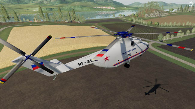 Мод вертолет МИ-26т v2.0.0.0 для FS19 (1.7.x)