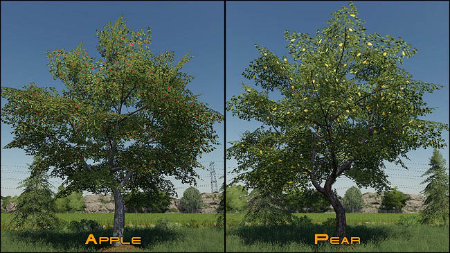 Мод Placeable Fruit Trees Pack v1.0.0.0 для FS19 (1.7.x)