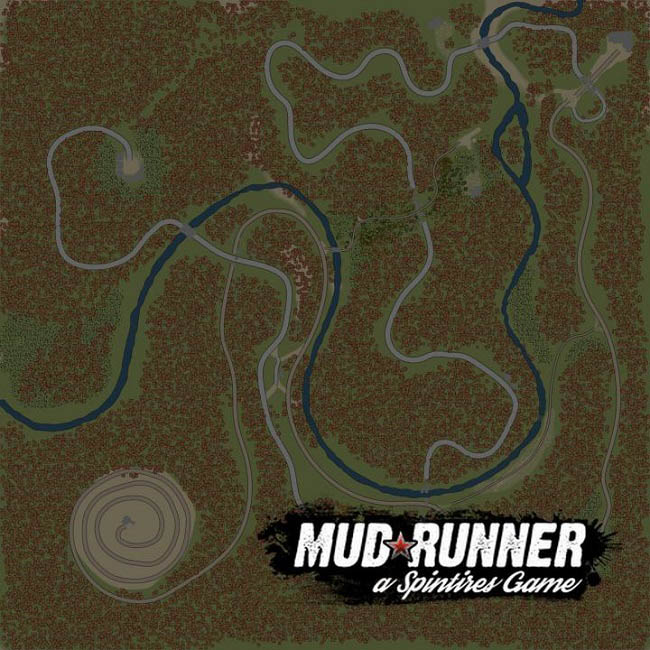 Карта "Сложный выбор" для Spintires: MudRunner