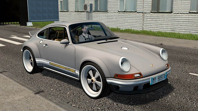 Мод 1990 Porsche 911 Singer DLS для City Car Driving (1.5.9.2)