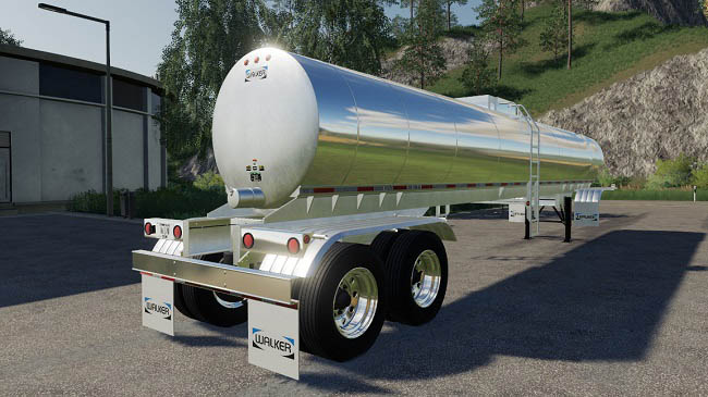 Мод Walker 6500 Gallon Food Grade Tanker Trailer v1.0 для FS19 (1.7.x)