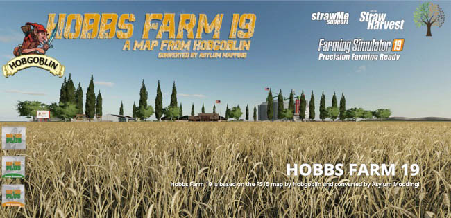 Карта Hobbs Farm 19 v1.0.1.0 для FS19 (1.7.x)
