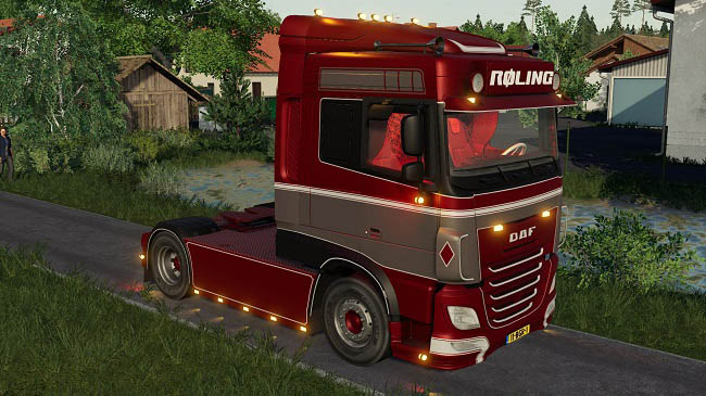 Мод Daf XF Roling Transport v1.0.0.0 для FS19 (1.7.x)