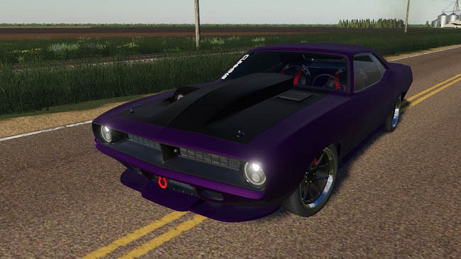 Мод 1970 Plymouth Cuda v1.0.0.0 для FS19 (1.7.x)