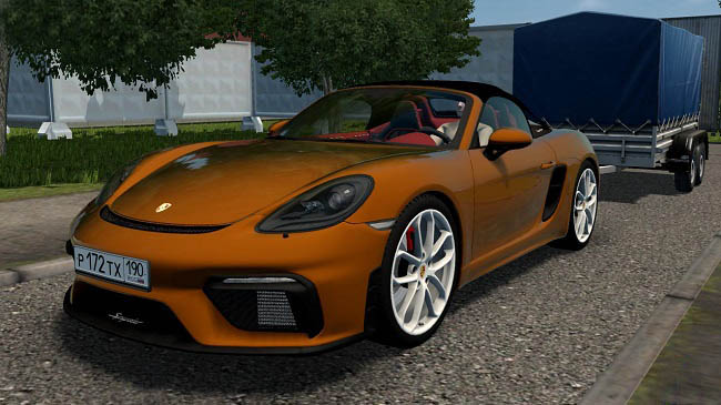 Мод 2020 Porsche Boxter 718 Spyder для City Car Driving (1.5.9.2)