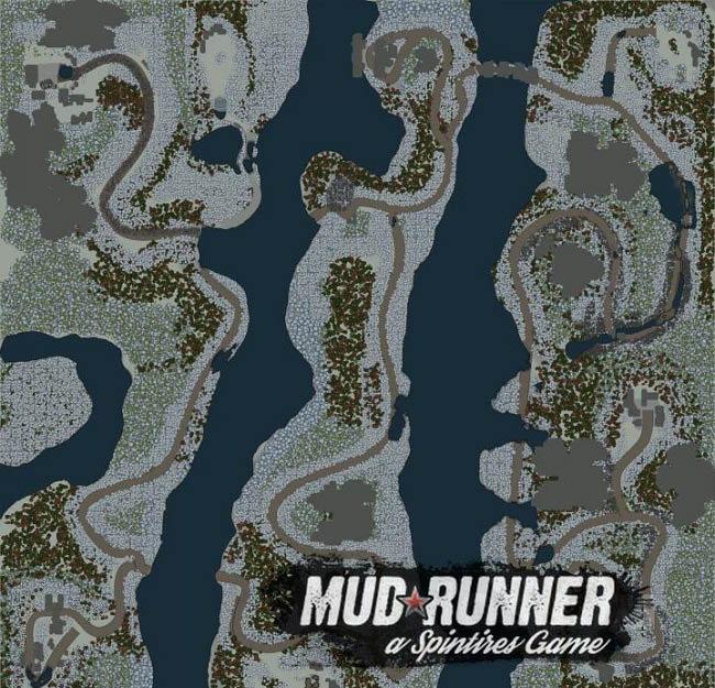 Карта "Snow Tiles" для Spintires: MudRunner