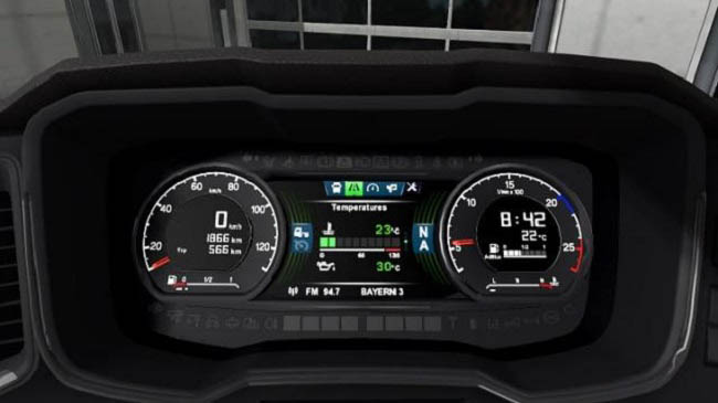 Мод Scania S New Gen dashboard computer v1.0 для ETS 2 (1.39.x)