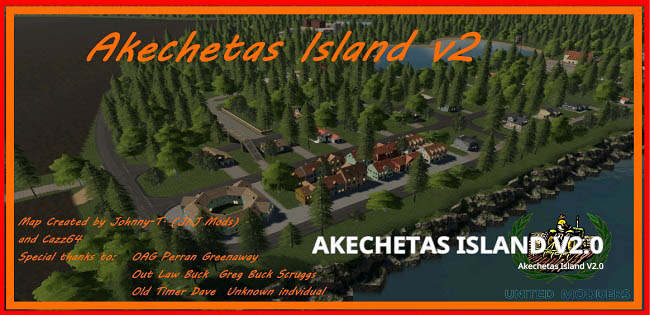 Мод Akechetas Island v2.0.0.0 для FS19 (1.7.x)