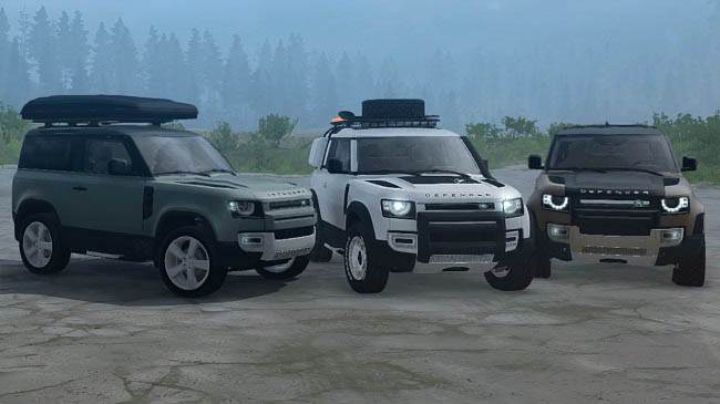 Мод Land Rover Defender 2020 для Spintires: MudRunner