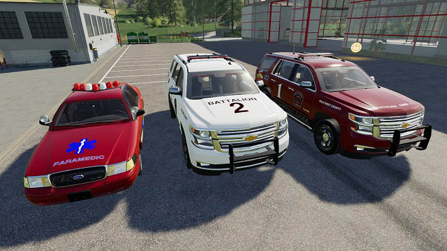 Мод Battalion Chief Vehicle Pack v1.01 для FS19 (1.7.x)