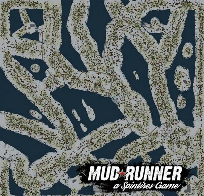 Карта "Winter Swamper" для Spintires: MudRunner