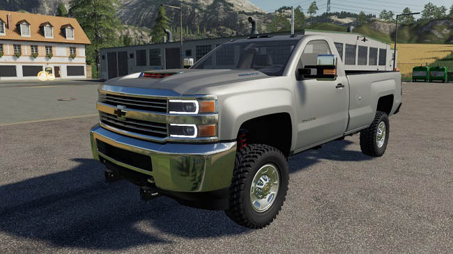 Мод Chevrolet Silverado 2017 WT v1.0.0.0 для FS19 (1.7.x)