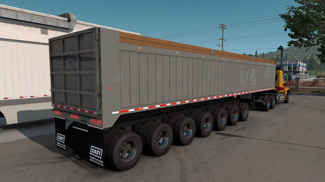 Мод The East 7-Axle End Dump Ownable для ATS (1.41.x)