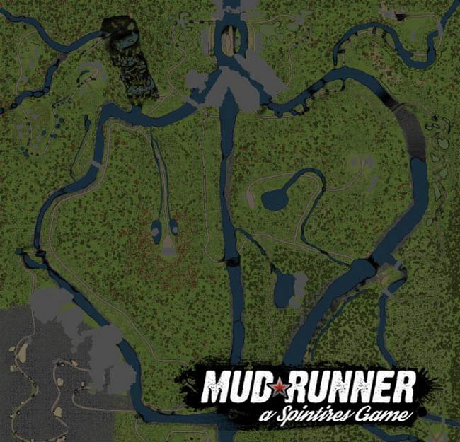 Карта "Лес 8" для Spintires: MudRunner