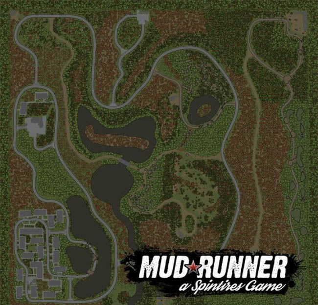Карта "Таёжник" для Spintires: MudRunner