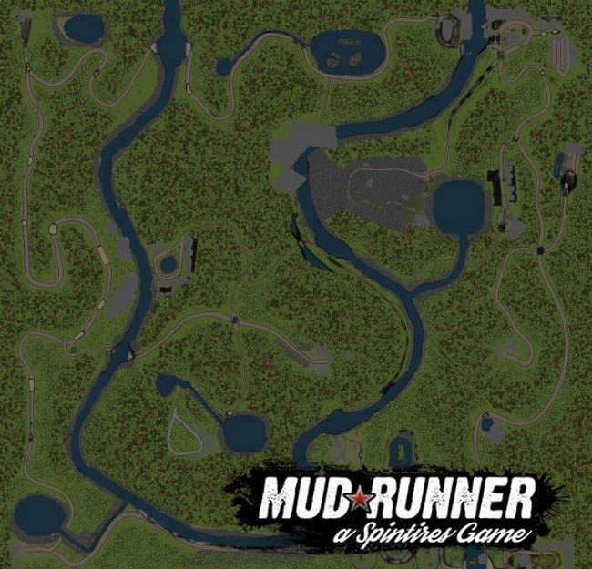 Карта "Лес 4" для Spintires: MudRunner