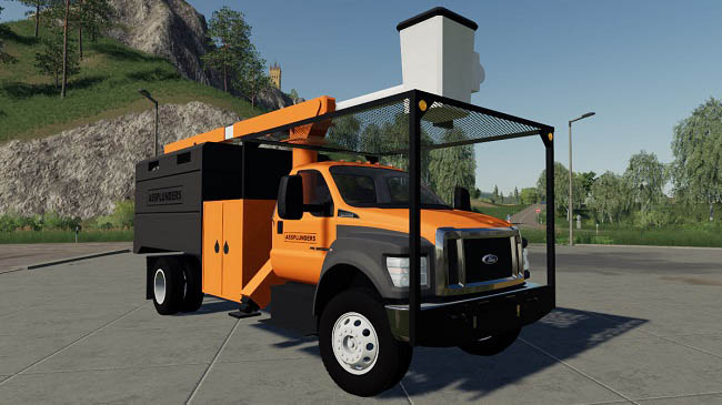 Мод Ford F750 Tree Truck v1.0.0.1 для FS19 (1.7.x)