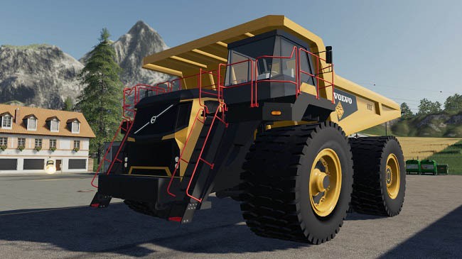 Мод Big Volvo R100E Mining Truck v1.0.0.0 для FS19 (1.7.x)
