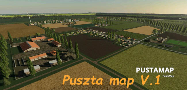 Карта Puszta v2.1.0.0 для FS19 (1.7.x)