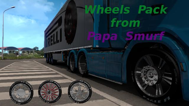 Мод WheelPack by Papa Smurf v1.0 для ETS 2 и ATS (1.40.x)