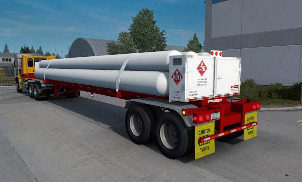 Мод CNG 7Tubes ISO 48FT trailer v2.4 для ATS (1.41.x)