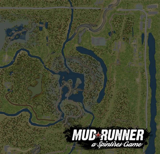 Карта "Просто осень" для Spintires: MudRunner