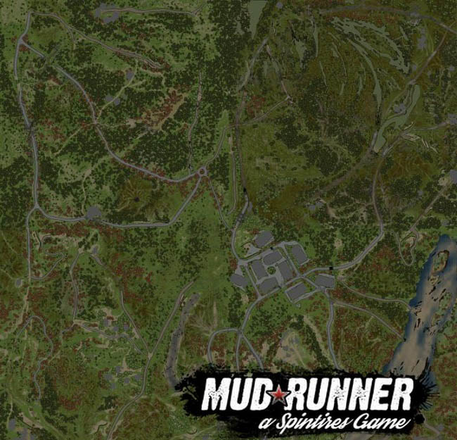 Карта "Build 0000 RC" для Spintires: MudRunner