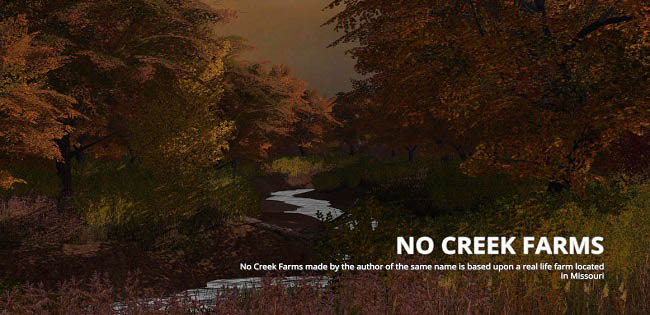 Карта No Creek Farms v2.1.0.0 для FS19 (1.7.x)